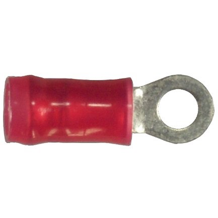 Yellow Insulated Ring Terminal used for #8 screws & studs - Steinair Inc.