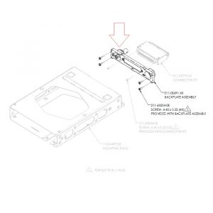 GTR-205X 205XR Backplate Assembly